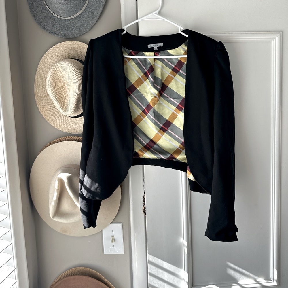 Puff sleeve blazer